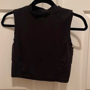 lululemon mock neck crop tank